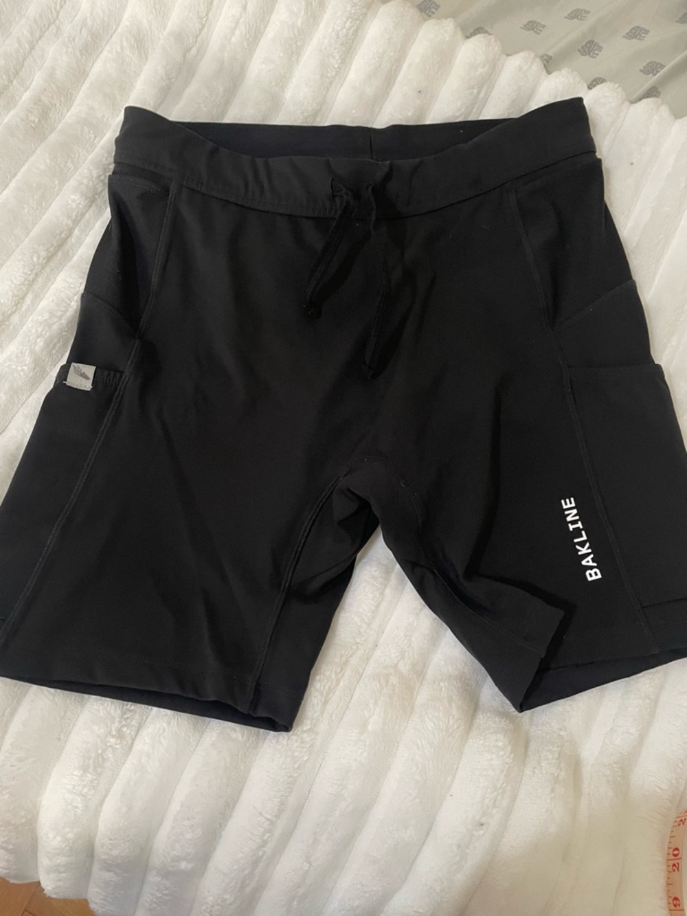Bakline Men's Black Active Shorts with Pockets